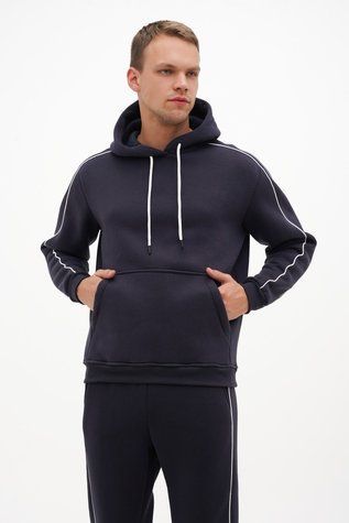 Толстовка чоловіча S Темно-сірий MEGA SPORT COLLECTION (654224-S) 654224-S фото