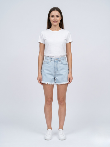 Шорты джинсовые женские 25 Голубой JEANS SHOP (749510-25) 749510-25 фото