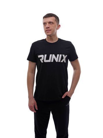 Футболка чоловіча 54 Чорний RUNIX (714176-54) 714176-54 фото
