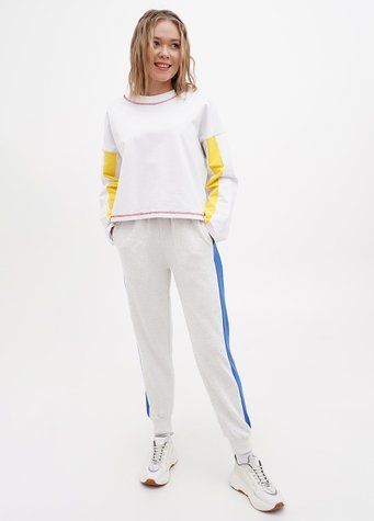 Штани спортивні жіночі S Синій FASHION (640957-S) 640957-S фото