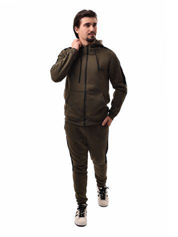 Костюм спортивний чоловічий 46 Хакі NEW KROP (694225-46) 694225-46 фото