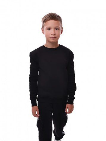 Світшот для хлопчика підлітка 140 Чорний ECE KIDS (619324-140) 619324-140 фото