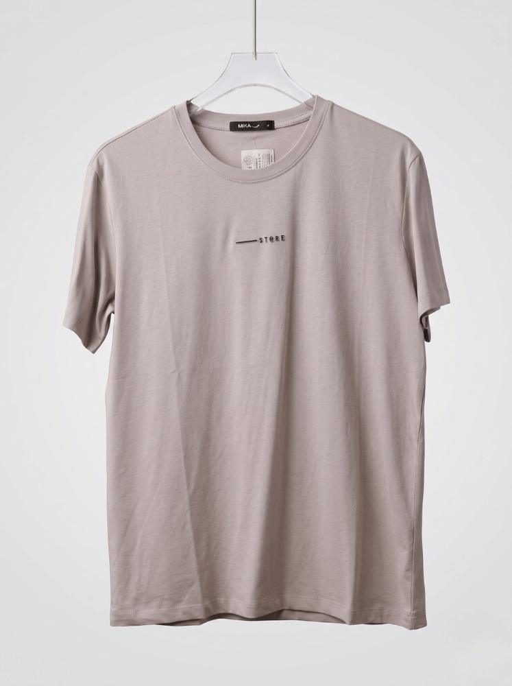 Футболка мужская M Бежевый MIKA (737162-M) 737162-M фото