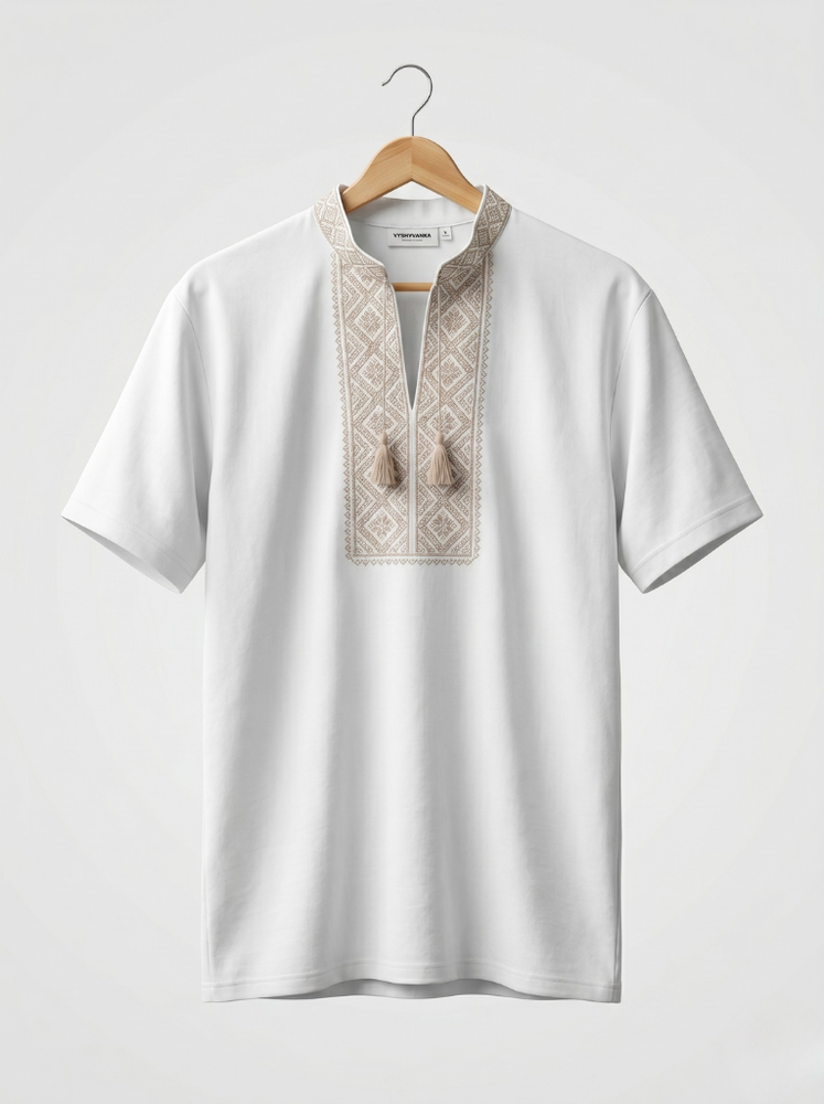 Вышиванка мужская M Белый TEE (731448-M) 731448-M фото