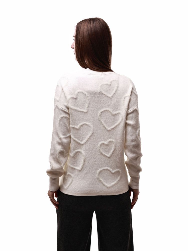 Свитер женский OneSize Молочный M@C (690592-OneSize) 690592-OneSize фото