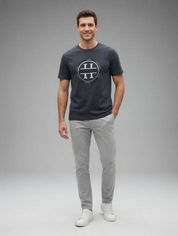 Футболка мужская S Темно-серый TREND LINE (719938-S) 719938-S фото