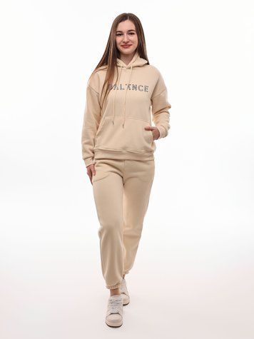 Костюм спортивный женский S Бежевый (689912-S) 689912-S фото