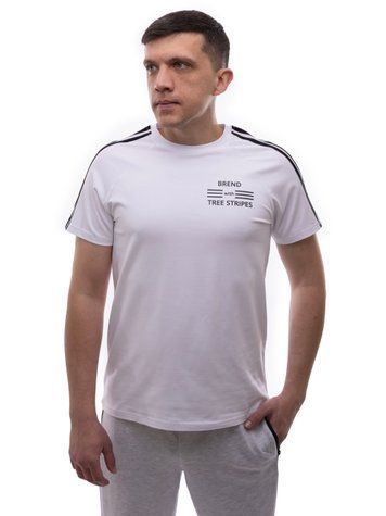 Футболка чоловіча S Білий (701811-S) 701811-S фото