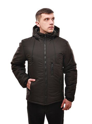 Куртка зимова чоловіча 46 Чорний (698611-46) 698611-46 фото