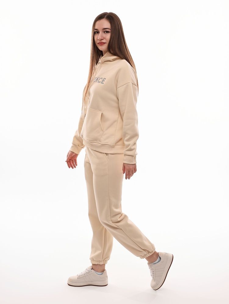 Костюм спортивный женский S Бежевый (689912-S) 689912-S фото
