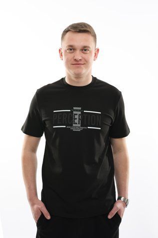 Футболка чоловіча M Чорний EST.1991 (672292-M) 672292-M фото