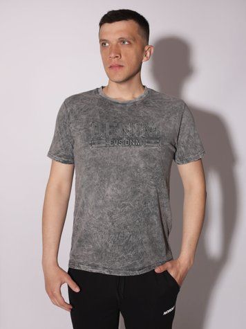 Футболка чоловіча S Сірий TEE (734137-S) 734137-S фото