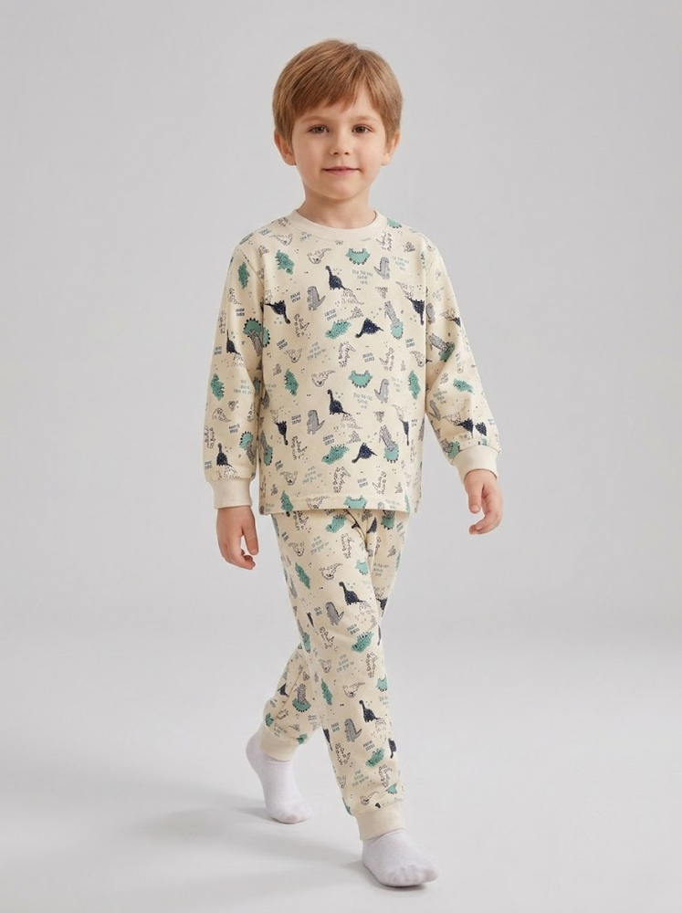 Пижама для мальчика 104 Белый MINIMODA (750946-104) 750946-104 фото
