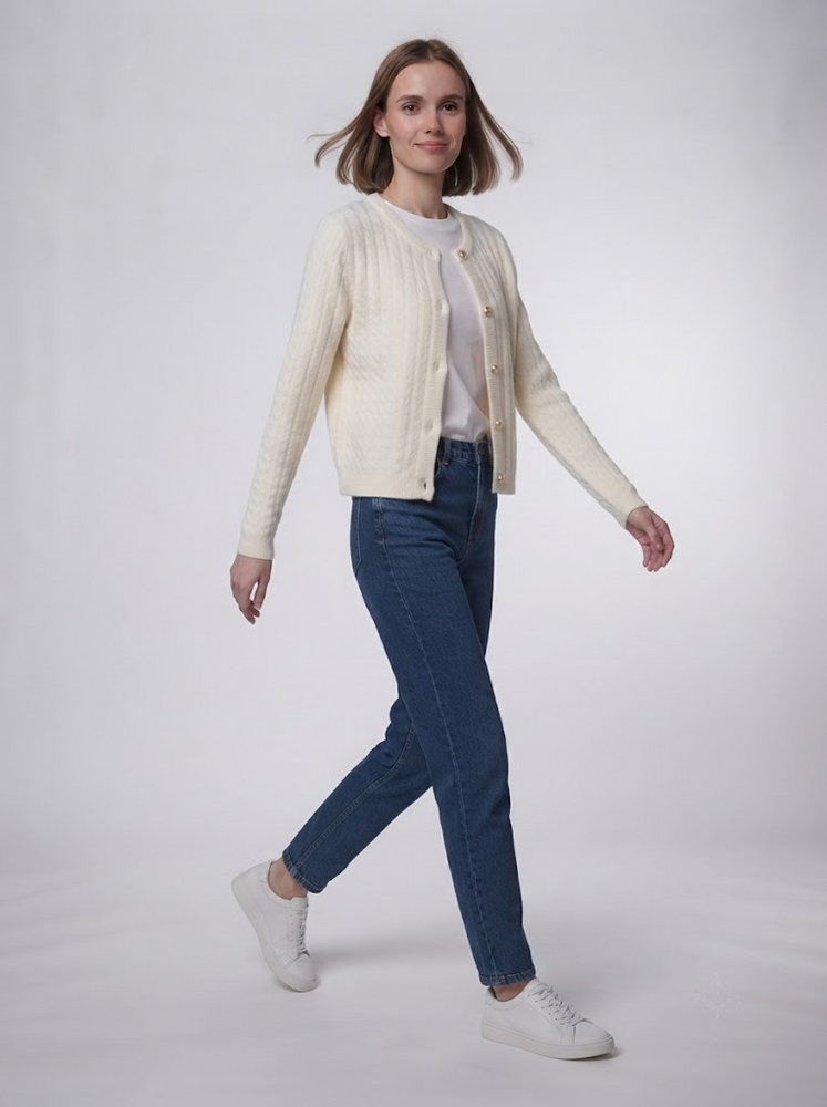Кофта жіноча S Молочний TVIY LOOK (723014-S) 723014-S фото