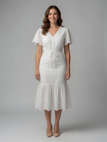 Платье женское OneSize Белый M@C (708484-OneSize) 708484-OneSize фото