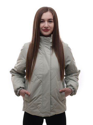 Куртка демісезонна жіноча S Оливковий (699150-S) 699150-S фото