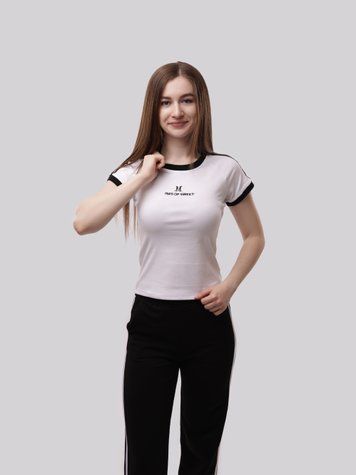 Футболка жіноча OneSize Білий FASHION (708751-OneSize) 708751-OneSize фото