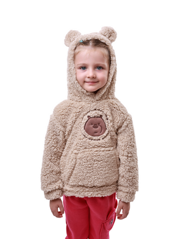 Худі для дівчинки 104 Коричневий TOP STYLE (694015-104) 694015-104 фото