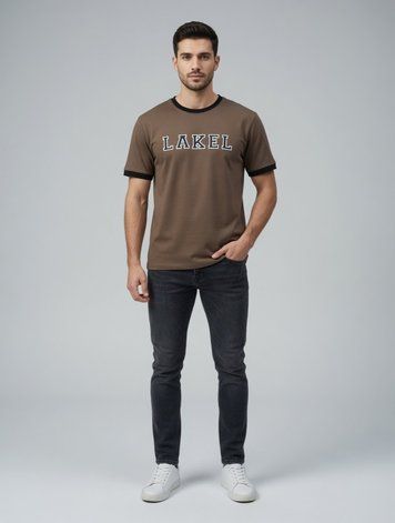 Футболка мужская S Темно-коричневий LUMO (711272-S) 711272-S фото