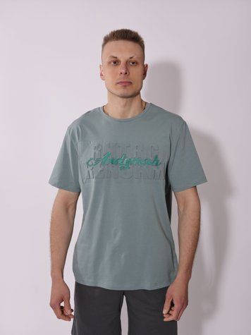 Футболка чоловіча 46 Бірюзовий BEKI (720778-46) 720778-46 фото