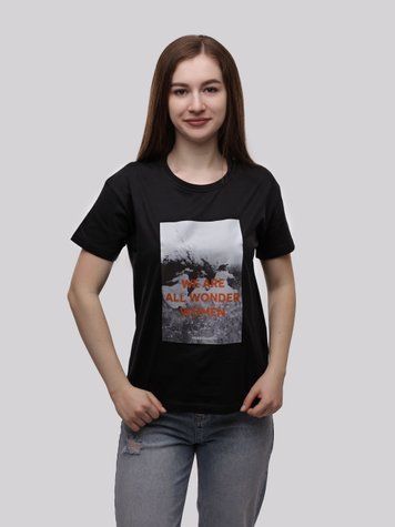 Футболка жіноча S Чорний COOL STUFF (718476-S) 718476-S фото