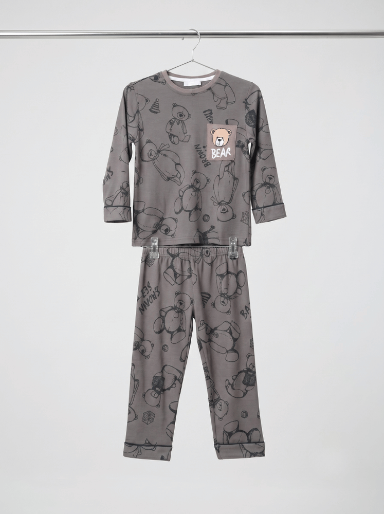 Пижама для мальчика 104 Серый FASHION (731326-104) 731326-104 фото