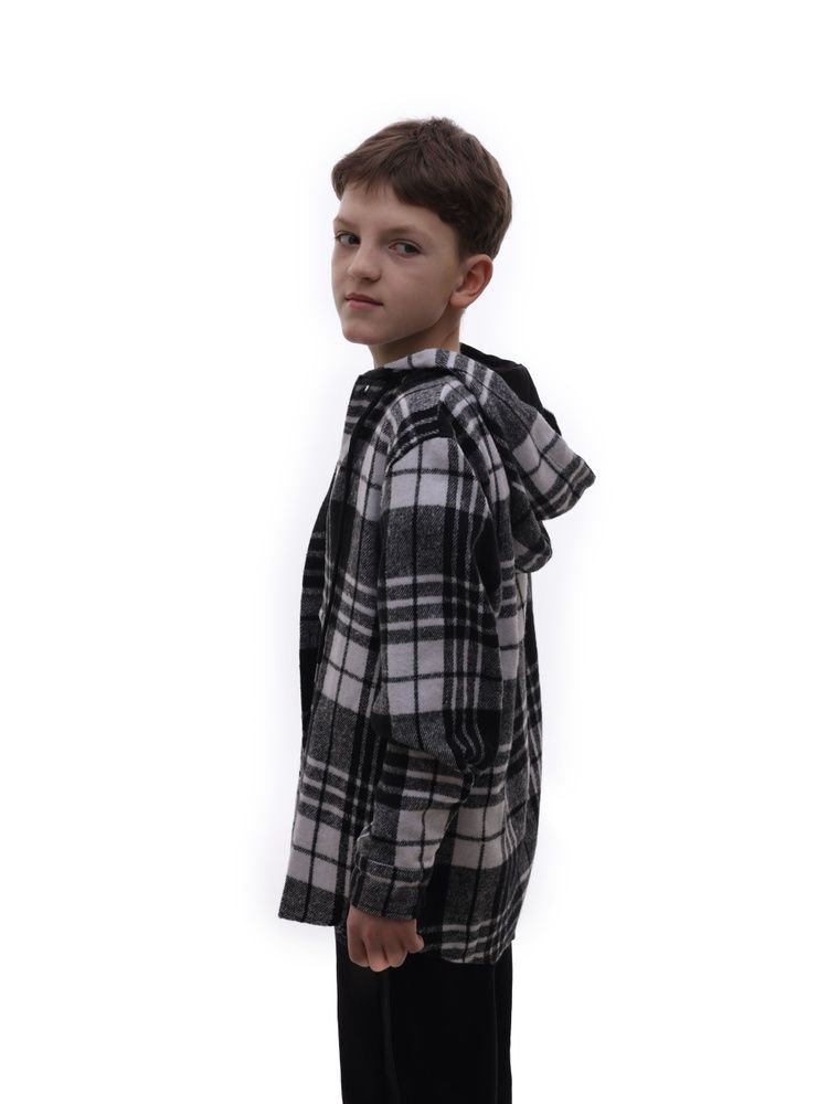 Сорочка для хлопчика підлітка 128 Чорний FASHION (699588-128) 699588-128 фото