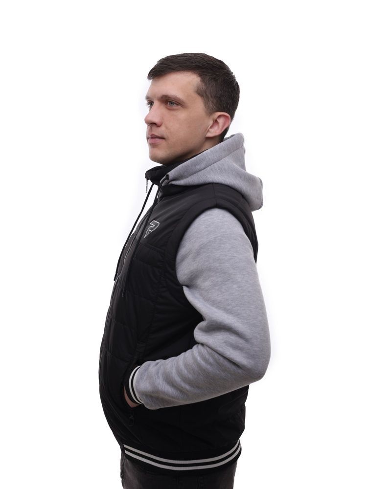 Куртка демісезонна чоловіча 46 Чорний (703689-46) 703689-46 фото