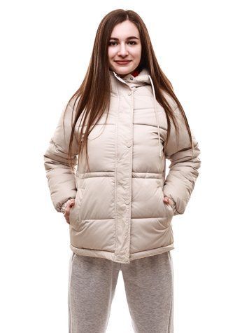Куртка зимняя женская S Бежевый (688556-S) 688556-S фото
