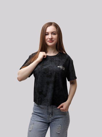 Футболка женская OneSize Черный FASHION (714370-OneSize) 714370-OneSize фото