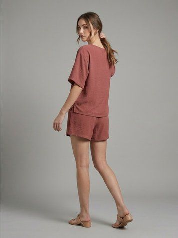 Костюм з шортами жіночий 46 Бордовий BE FAB (751838-46) 751838-46 фото