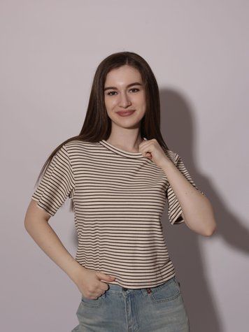 Футболка жіноча OneSize Коричневий M@C (705863-OneSize) 705863-OneSize фото
