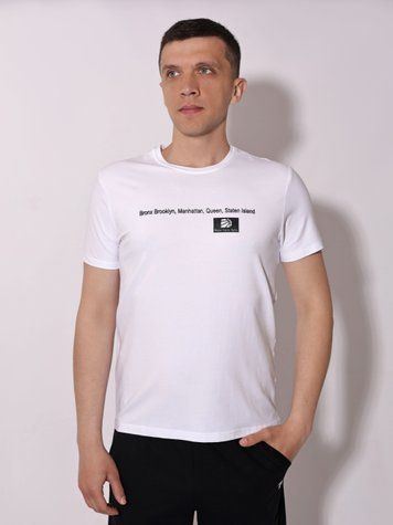 Футболка мужская S Белый TREND LINE (736809-S) 736809-S фото