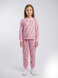 Піжама для дівчинки 104 Рожевий MINIMODA (750952-104) 750952-104 фото 1