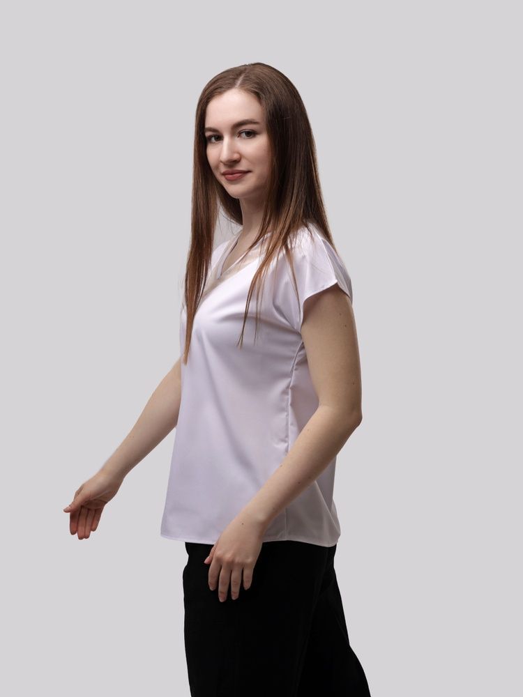Блузка жіноча 46 Білий КЛЕВЕР (718347-46) 718347-46 фото