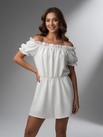 Комбінезон жіночий 42 Білий STREET FASHION (713611-42) 713611-42 фото