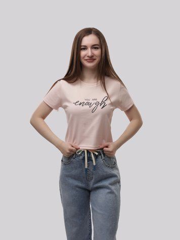 Футболка жіноча OneSize Рожевий FASHION (711225-OneSize) 711225-OneSize фото