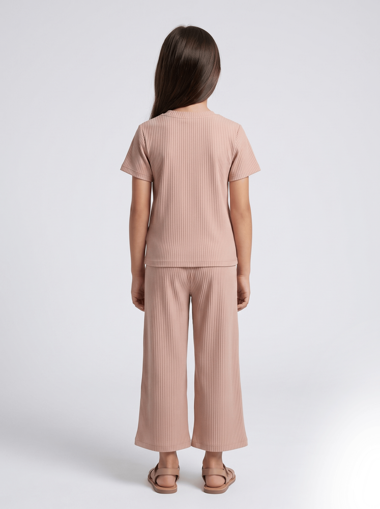 Костюм брючний для дівчинки 104 Бежевий TOP STYLE (710049-104) 710049-104 фото