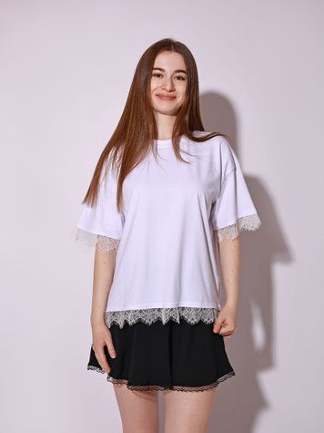 Футболка жіноча 42 Білий LILY (741586-42) 741586-42 фото