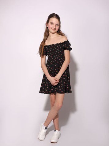Комбінезон для дівчини підлітка 128 Чорний POLIN LINE (719679-128) 719679-128 фото