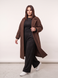 Пальто жіноче OneSize Темно-коричневий M@C (730407-OneSize) 730407-OneSize фото 4