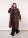 Пальто жіноче OneSize Темно-коричневий M@C (730407-OneSize) 730407-OneSize фото 2