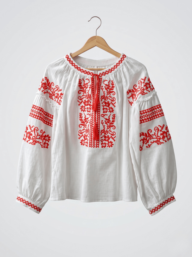 Вышиванка женская S Белый SOLOMEYA (715309-S) 715309-S фото