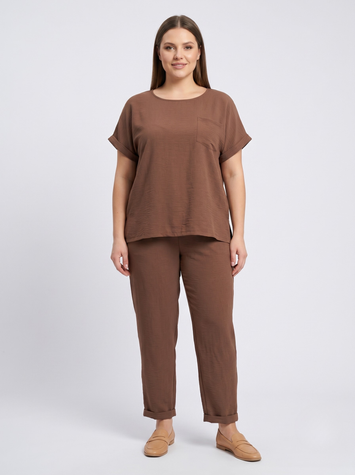 Костюм брючный женский 50 Темно-коричневый PERLE MODA (745775-50) 745775-50 фото