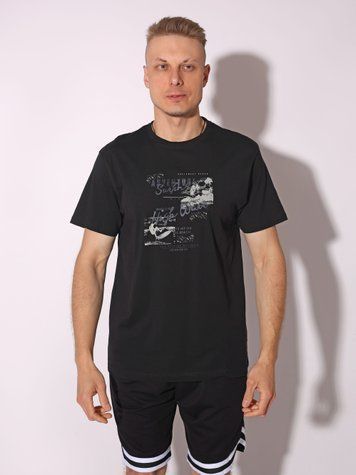 Футболка мужская S Черный LUMO (715465-S) 715465-S фото