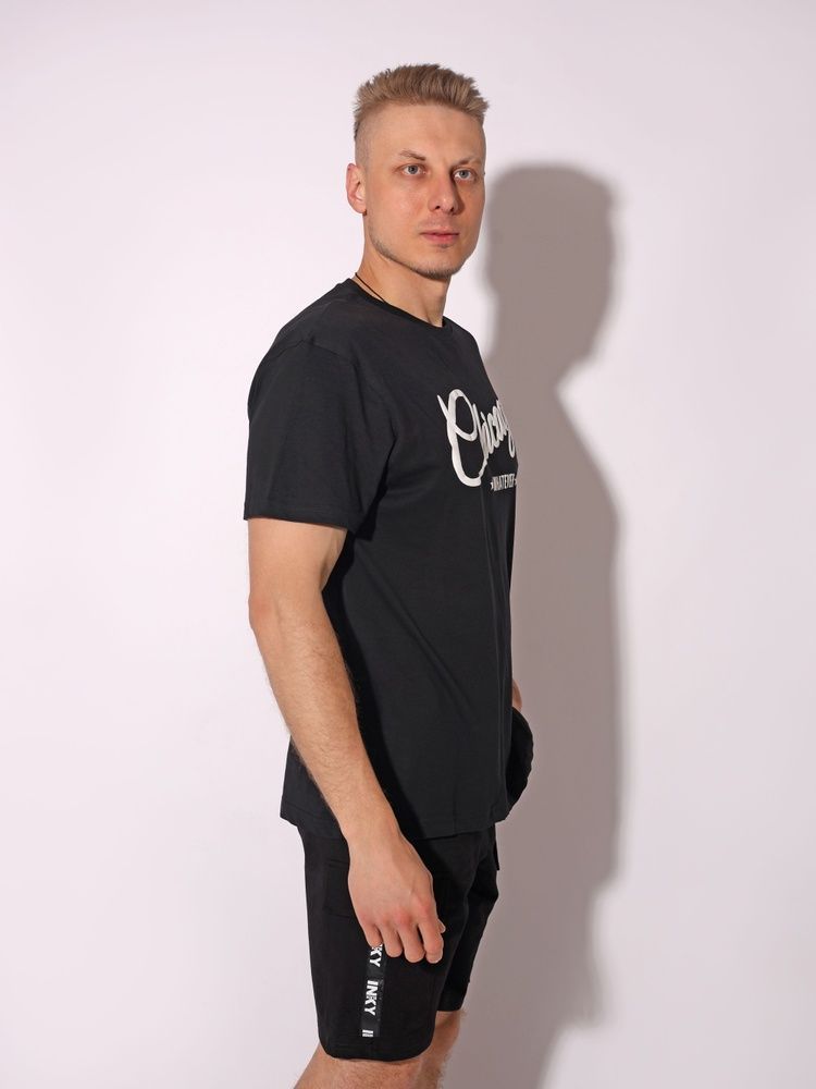 Футболка чоловіча S Чорний LUMO (715431-S) 715431-S фото