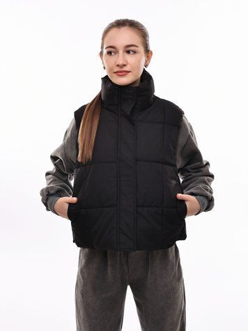 Жилетка жіноча S Чорний M@C (686935-S) 686935-S фото