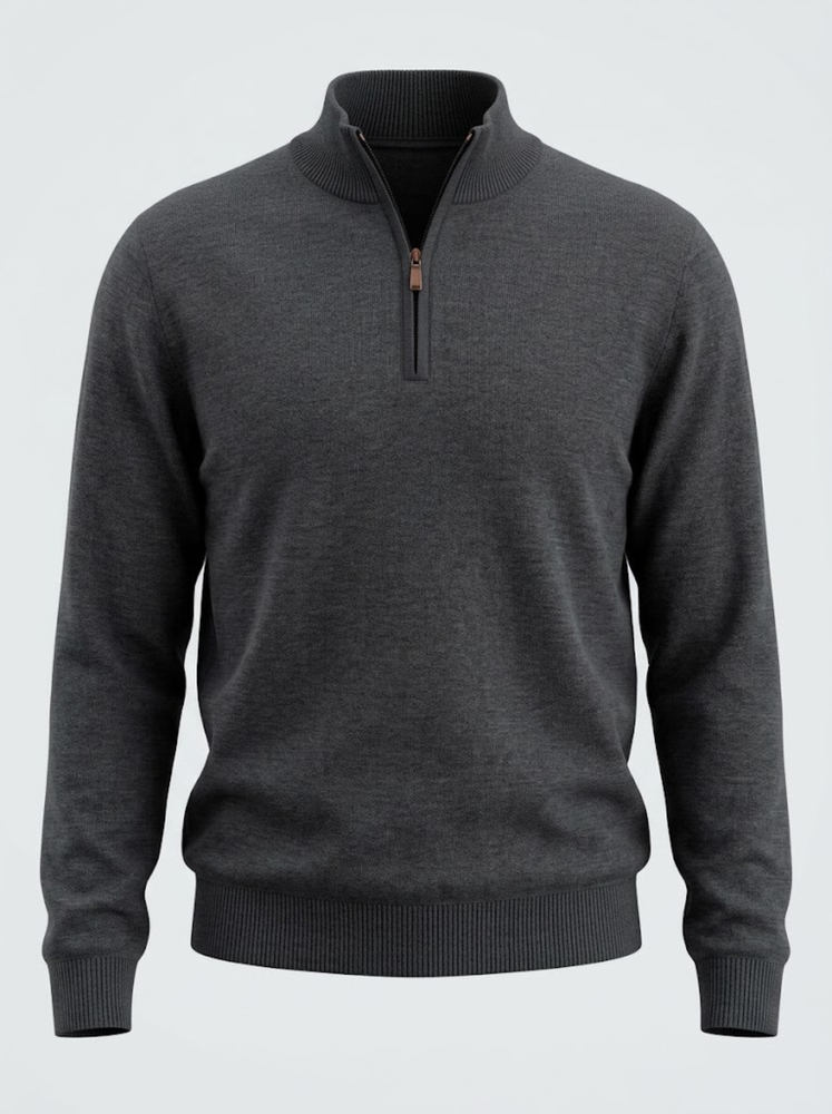 Светр чоловічий M Чорний QWERTY WEAR (763457-M) 763457-M фото