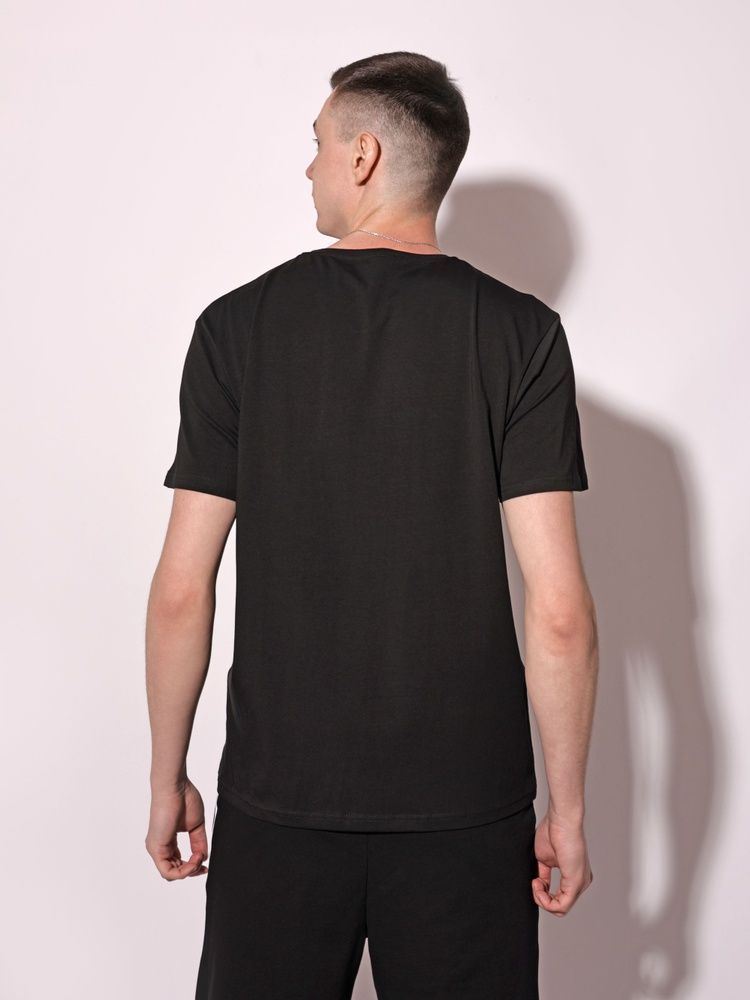 Футболка мужская S Черный TREND LINE (736807-S) 736807-S фото