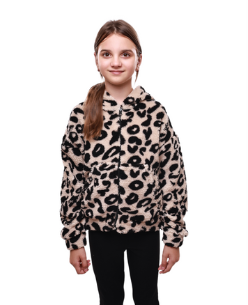 Худі для дівчинки 128 Бежевий STREET FASHION (694075-128) 694075-128 фото